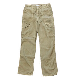 Zara green cargo pants, size 8